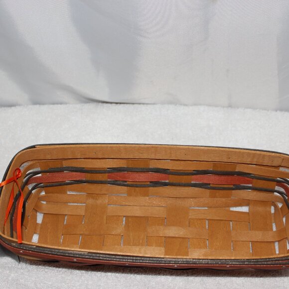 Longaberger Bowling Green Falcons Cracker Basket set #15 - Picture 2 of 7